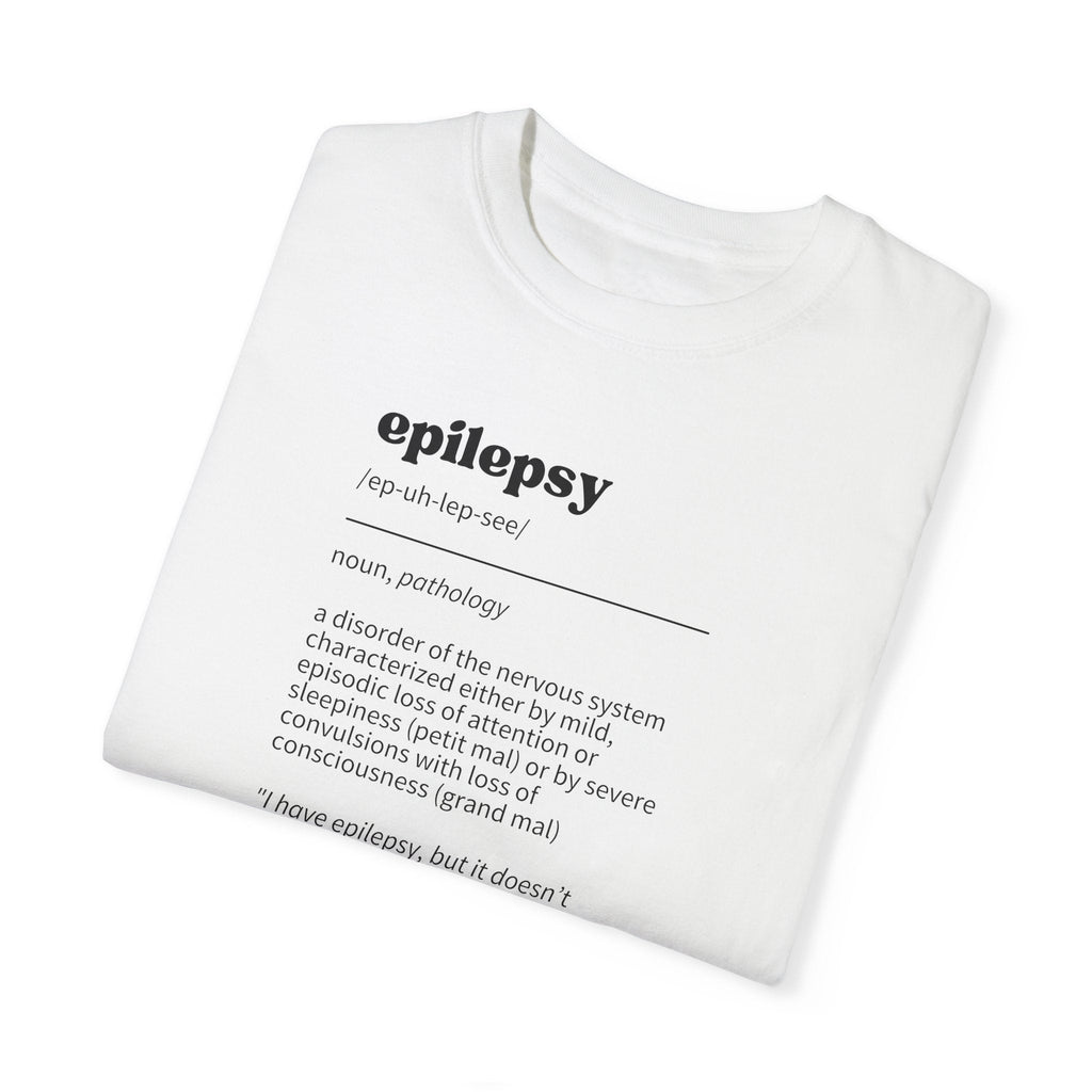 Epilepsy Definition Unisex Garment-Dyed T-shirt