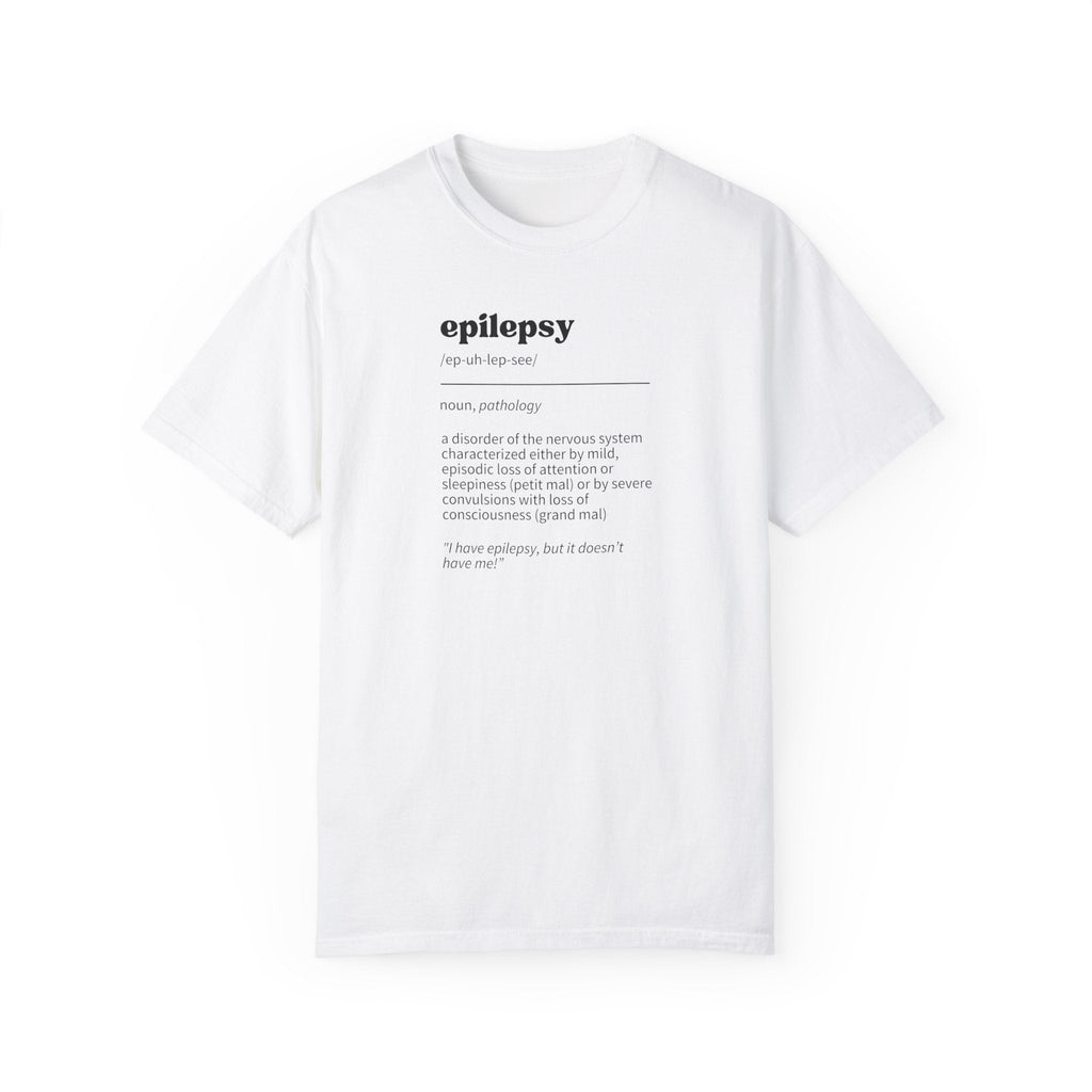Epilepsy Definition Unisex Garment-Dyed T-shirt