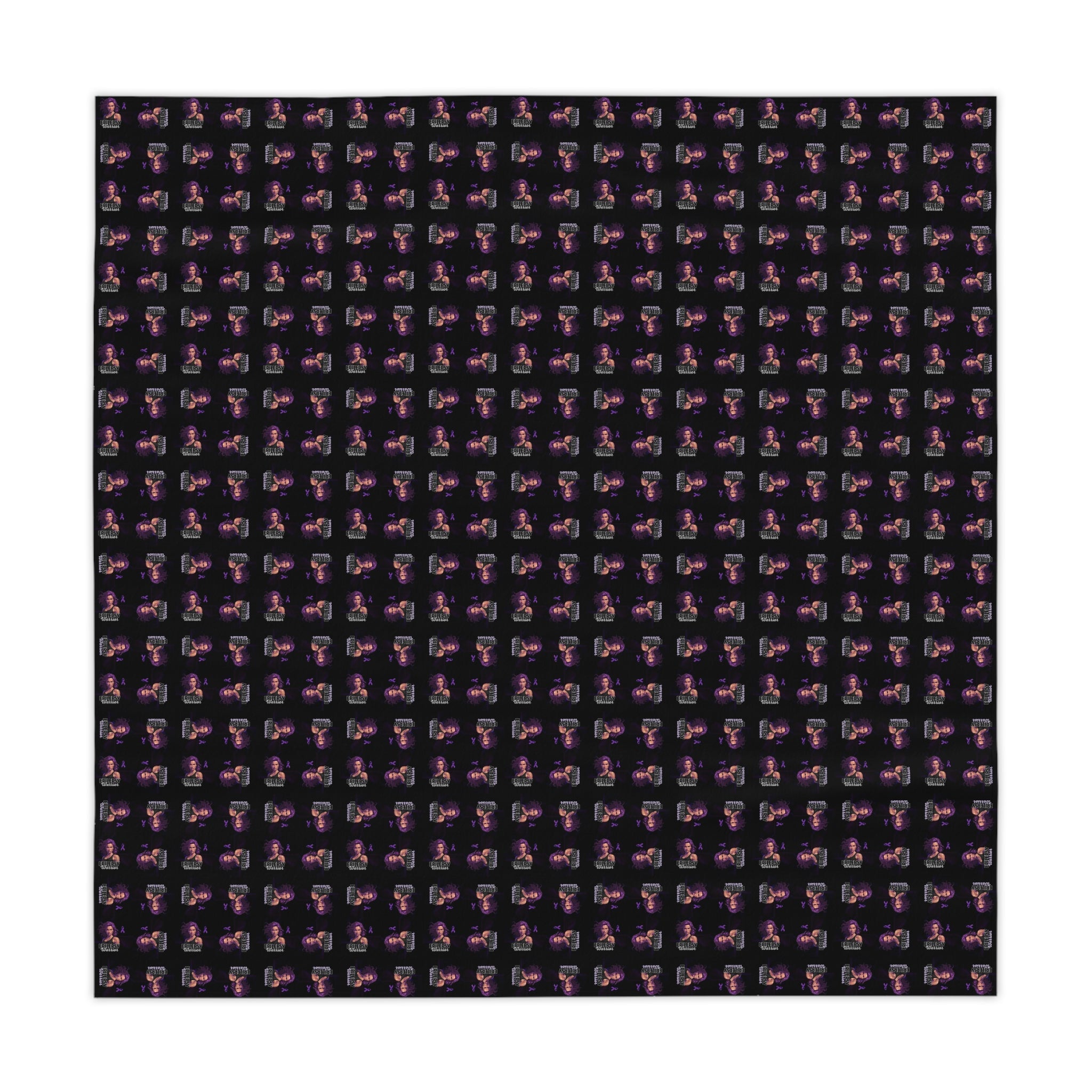 Epilepsy Warrior Woman Print Tablecloth for Dining