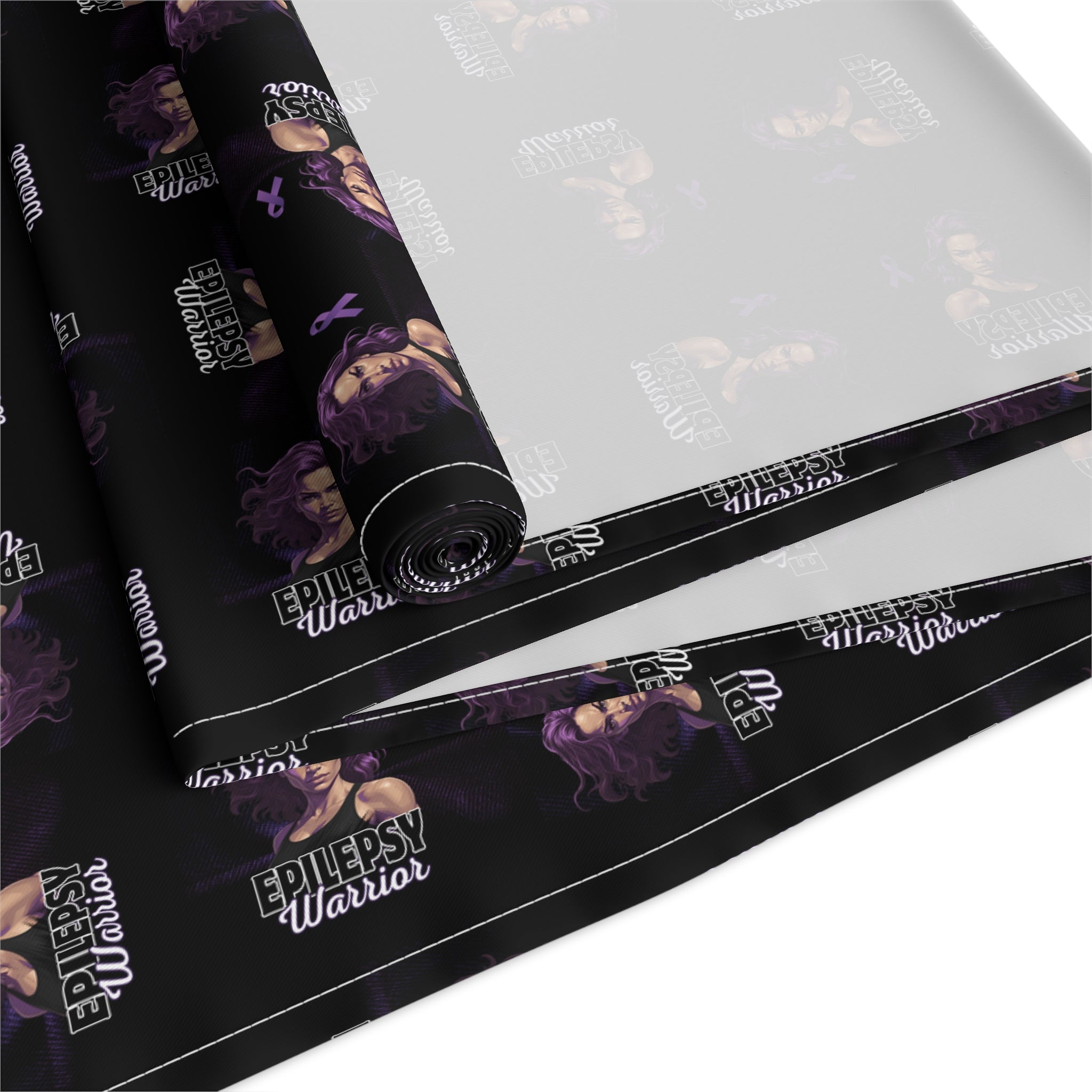 Epilepsy Warrior Woman Table Runner