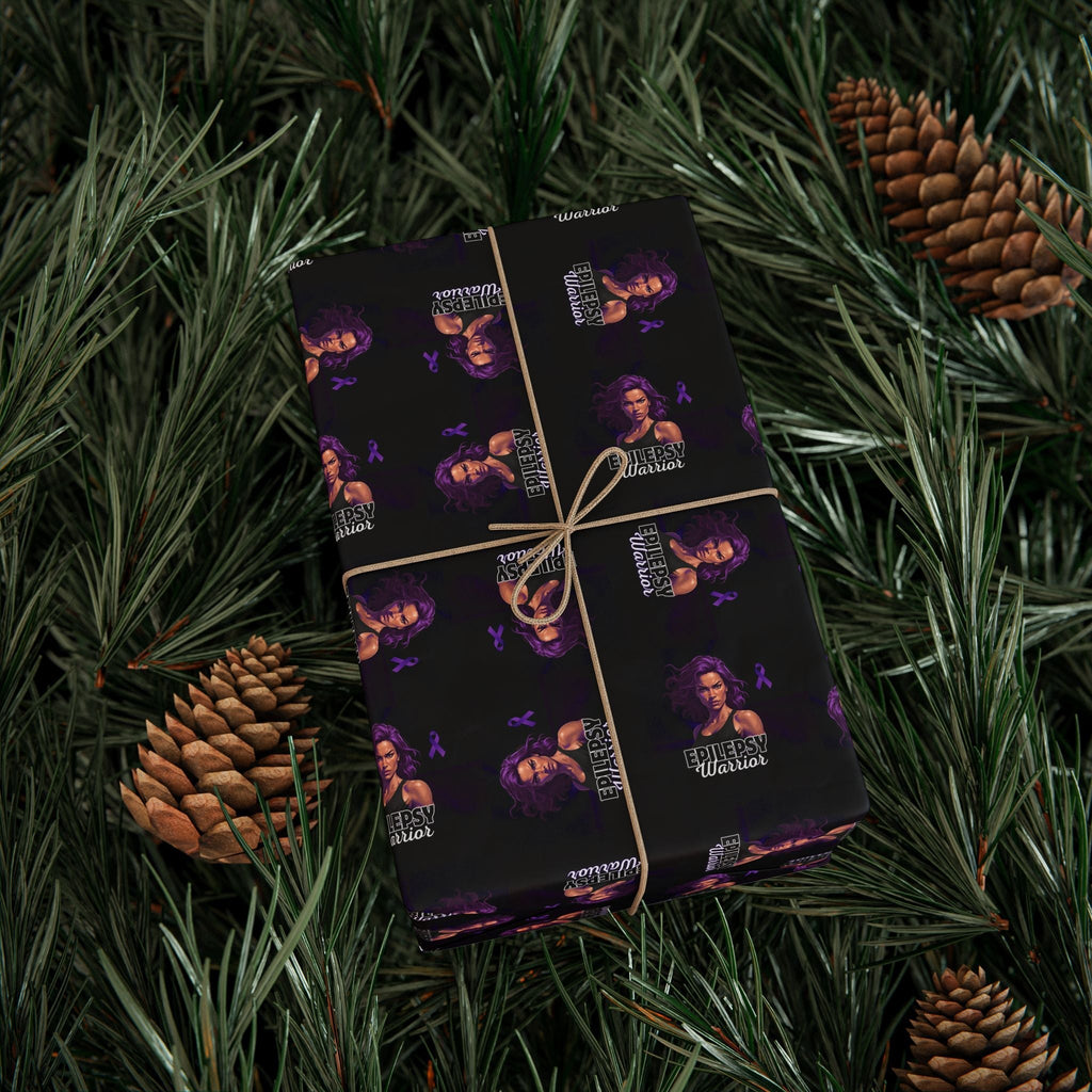 Epilepsy Warrior Woman Wrapping Paper