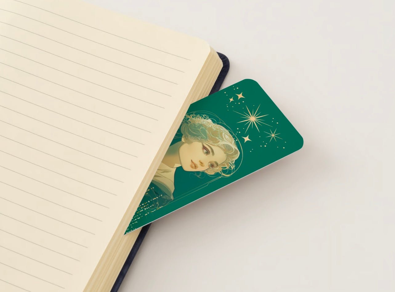 Ethereal Woman Glossy Double-Sided Bookmark, 2” x 6”