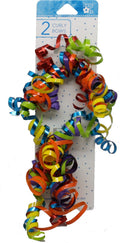 Set of 2 All Occasion Primary Colors Curly Bows