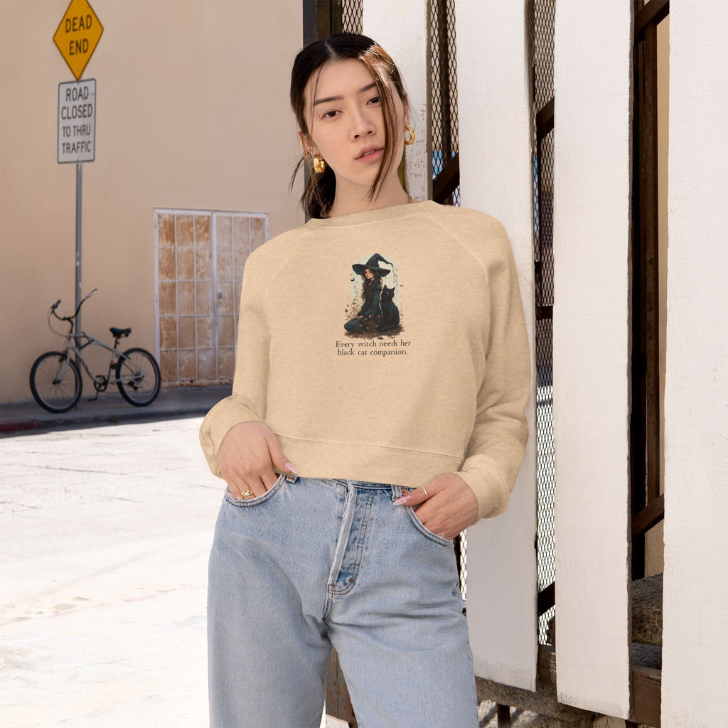 Every Witch Cropped Fleece Pullover for Women