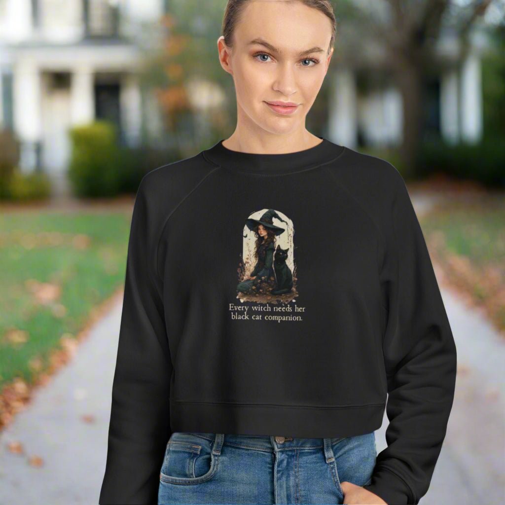 Every Witch Cropped Fleece Pullover for Women