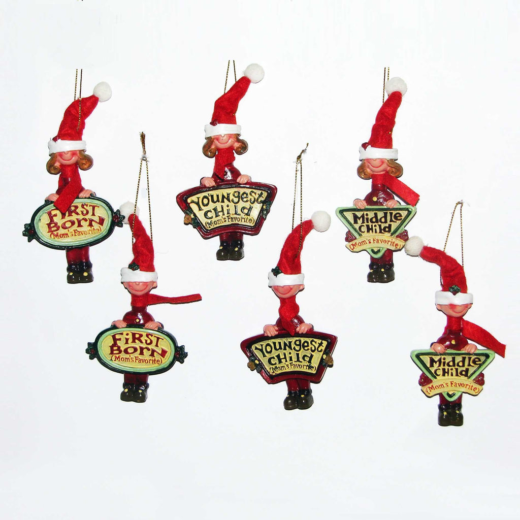 3.5 Inch Mom's Favorite Ornament - First Boy