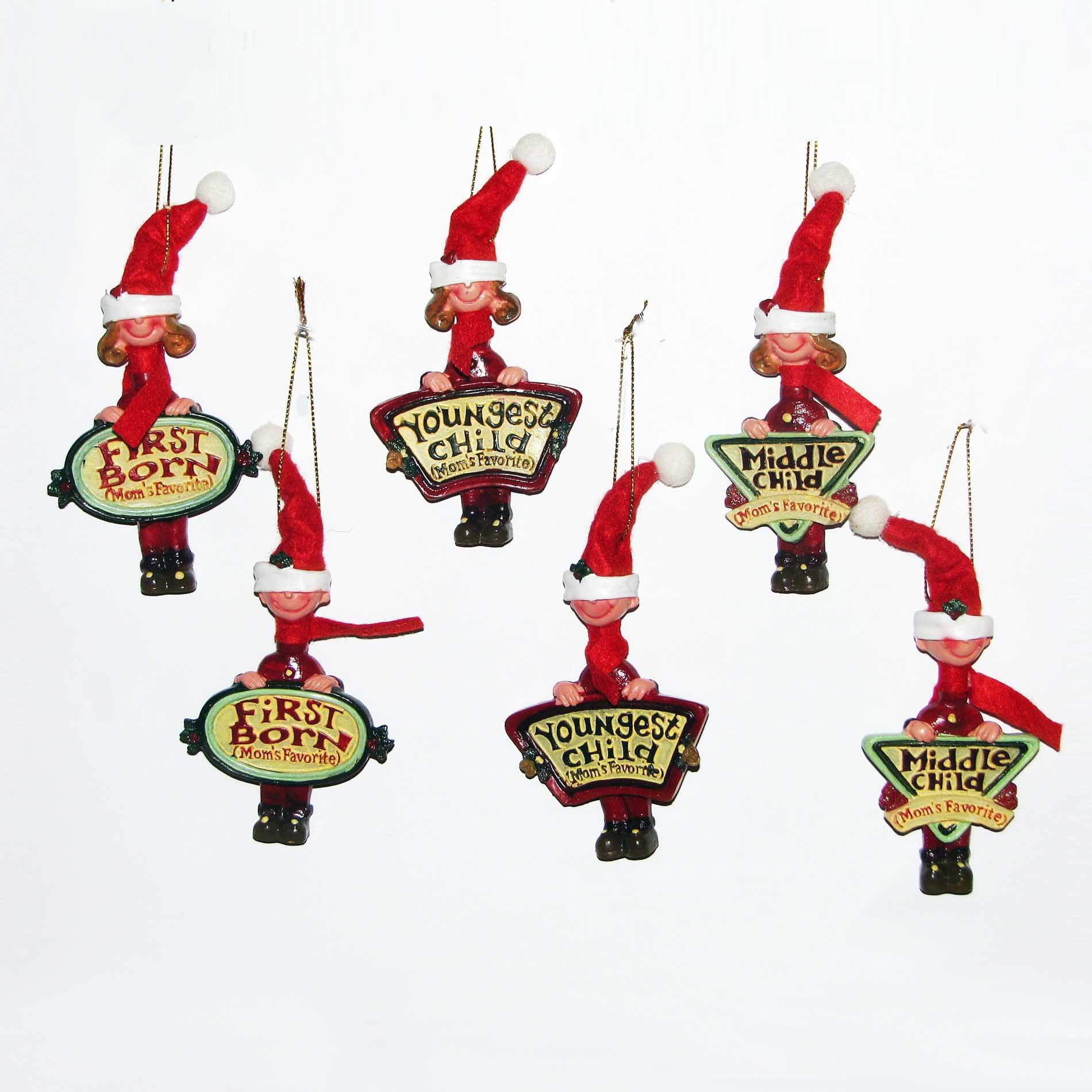3.5 Inch Mom's Favorite Ornament - First Boy