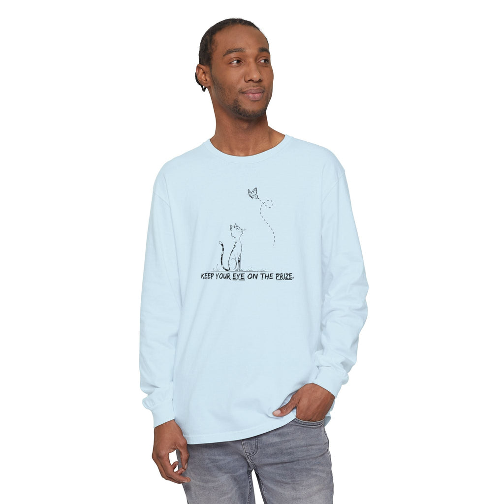 Eye-on-the-Prize Cat-Inspired Long-Sleeve Tee
