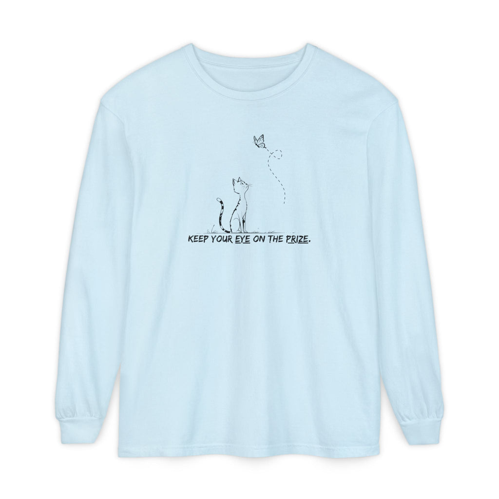 Eye-on-the-Prize Cat-Inspired Long-Sleeve Tee