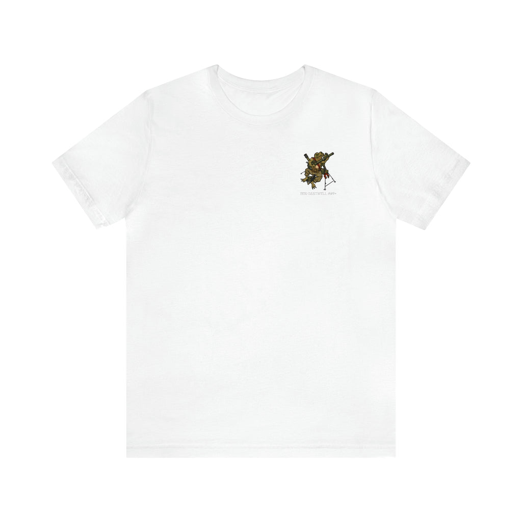 Mortar Frog - Front Print - Short Sleeve Tee