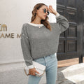 Striped Sweater Women's Loose Long Sleeve Casual