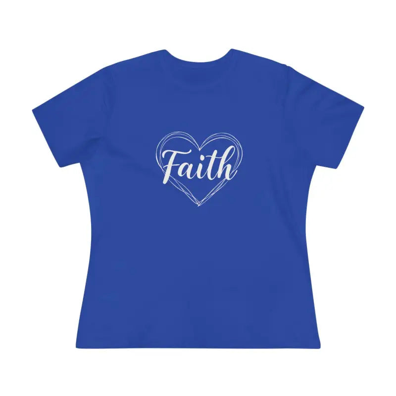 Ocean State Styles T Shirt Faith Heart Design Womens Tee