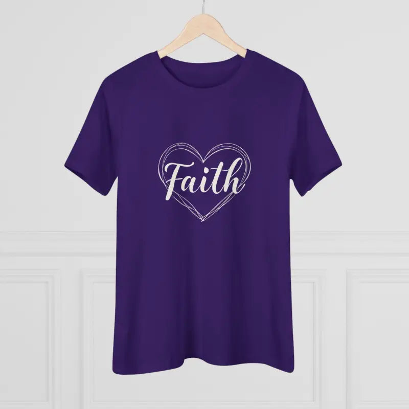 Ocean State Styles T Shirt Faith Heart Design Womens Tee