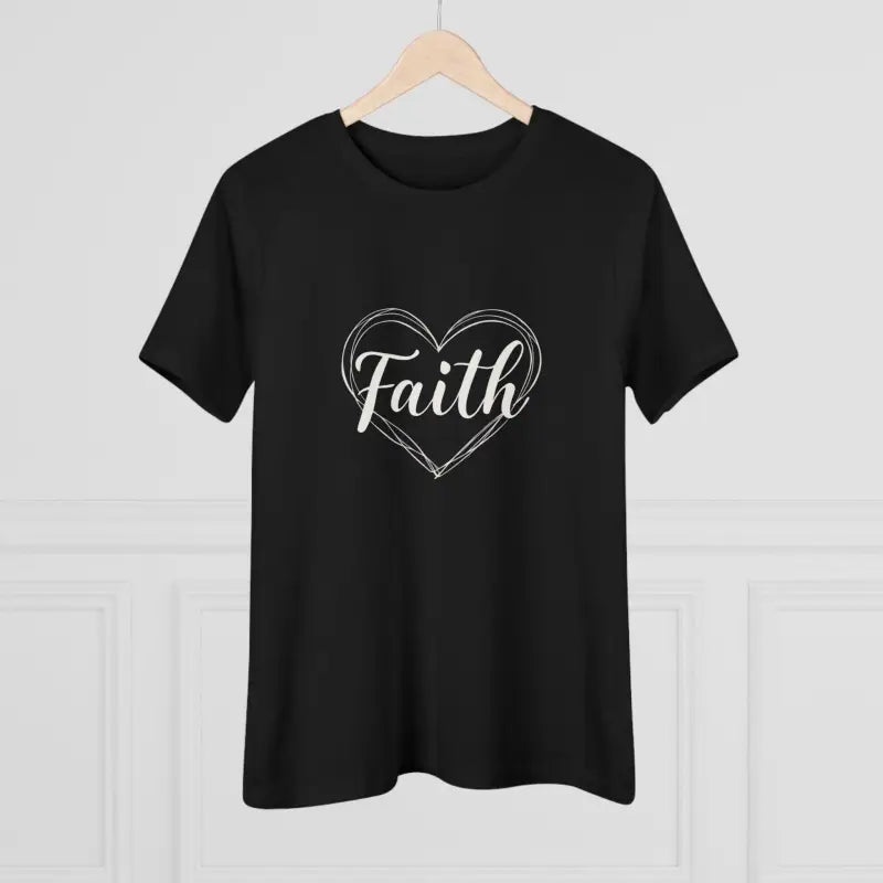 Ocean State Styles T Shirt Faith Heart Design Womens Tee