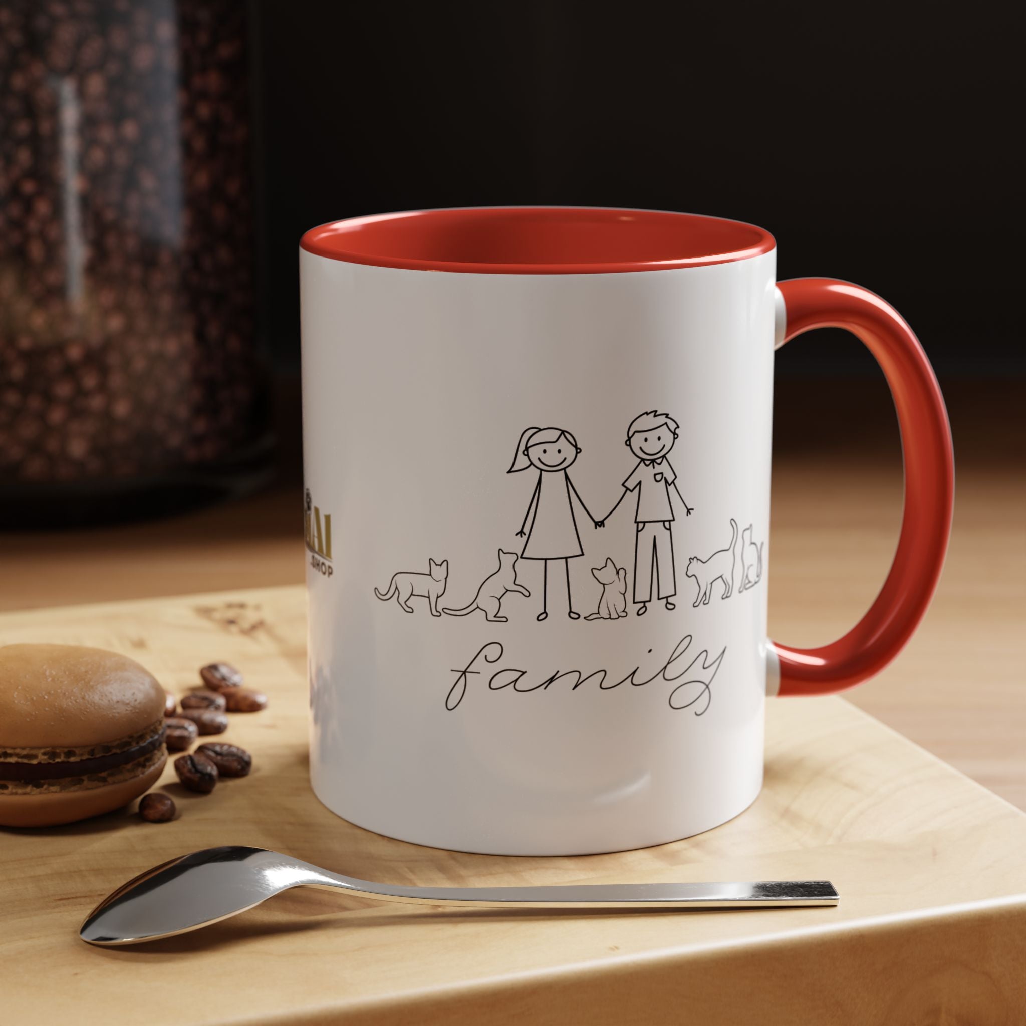 Family First Accent Coffee Mug