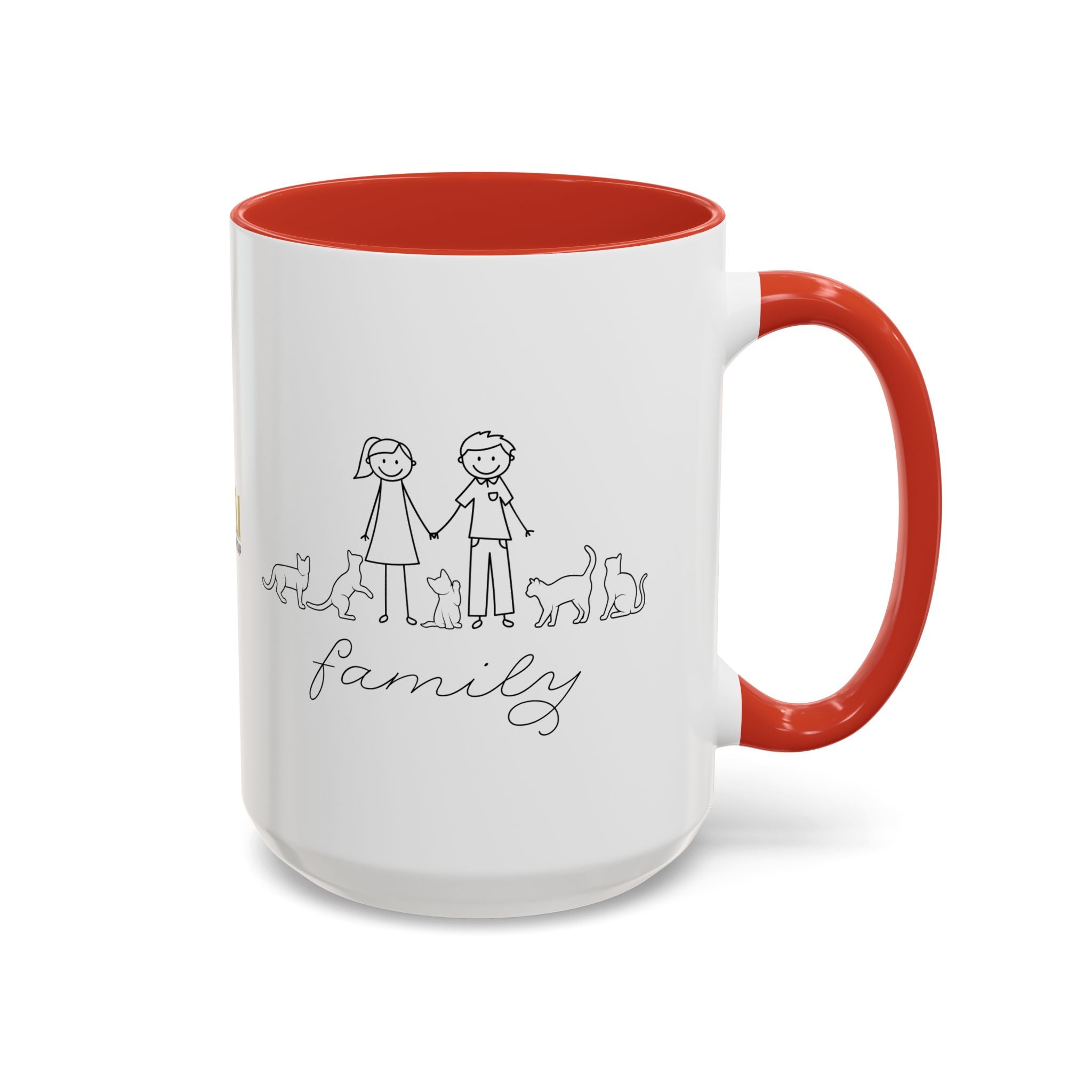 Family First Accent Coffee Mug