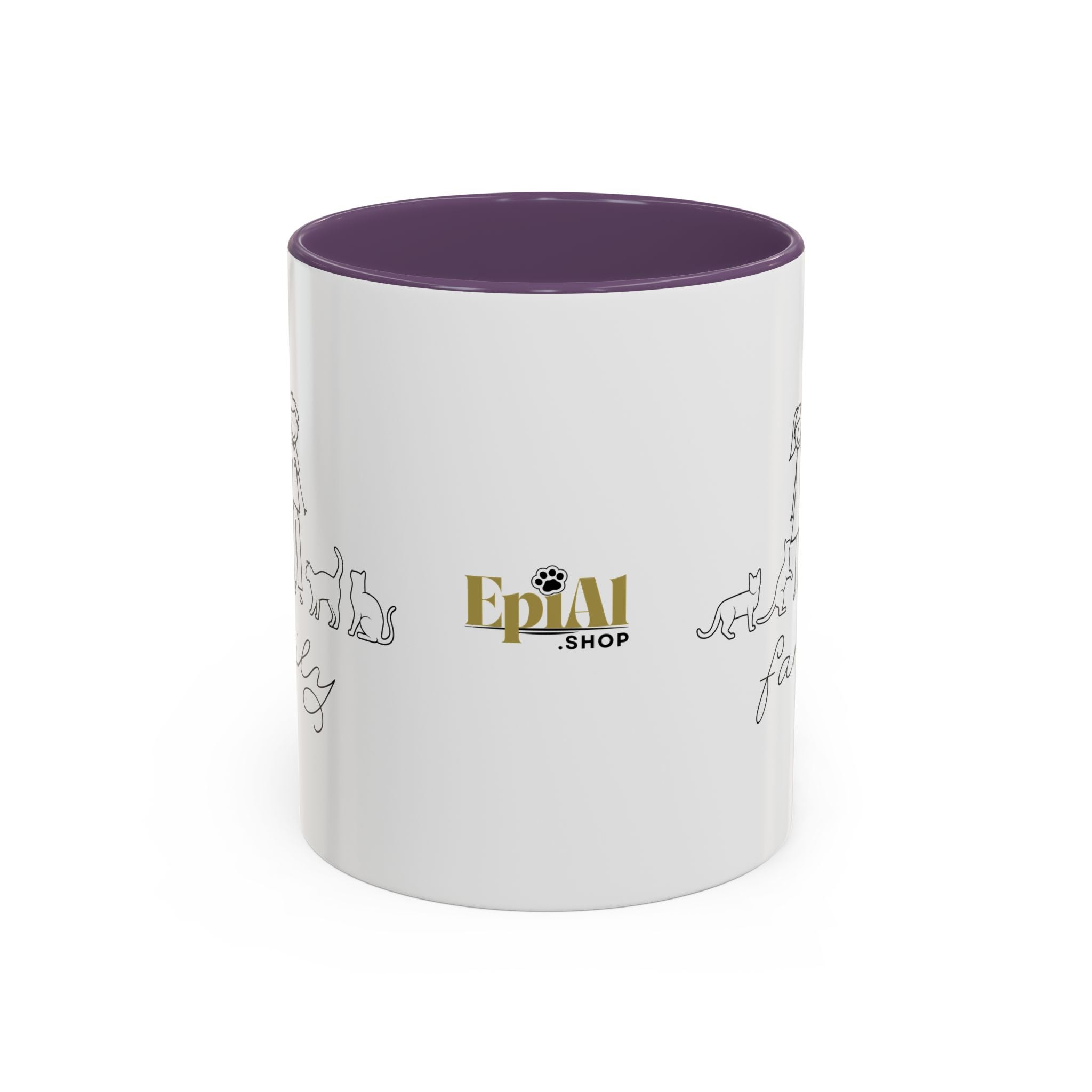 Family First Accent Coffee Mug