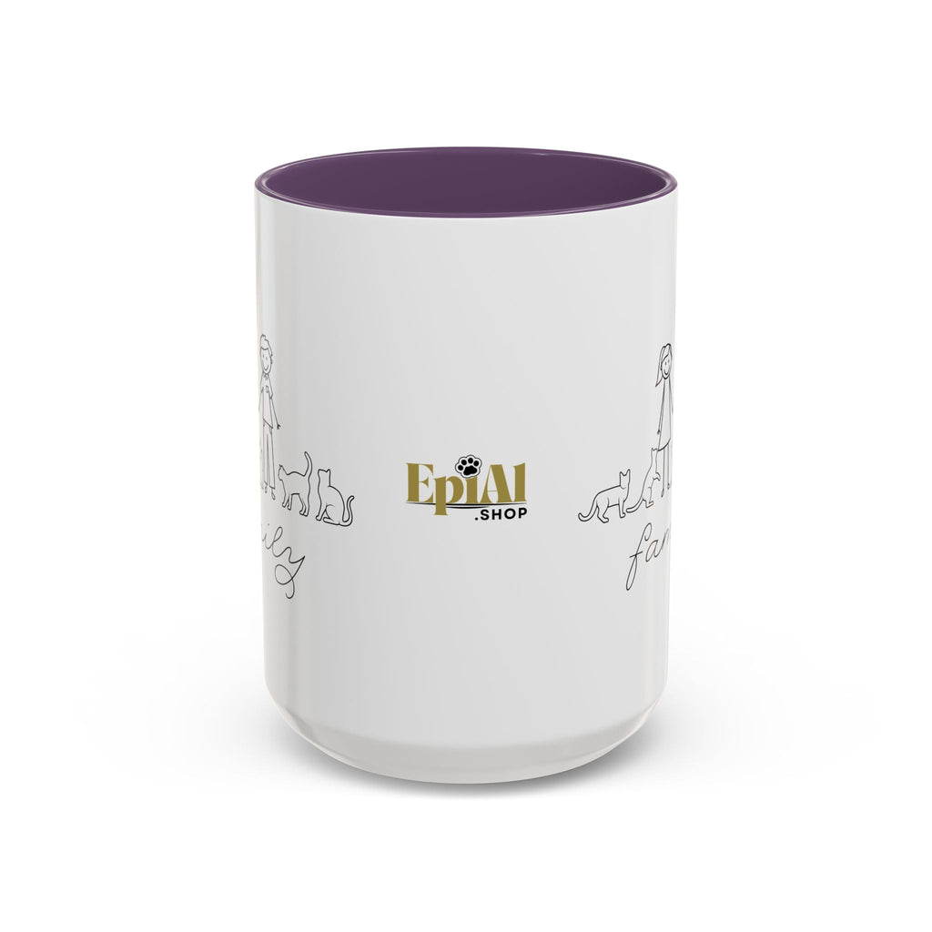 Family First Accent Coffee Mug