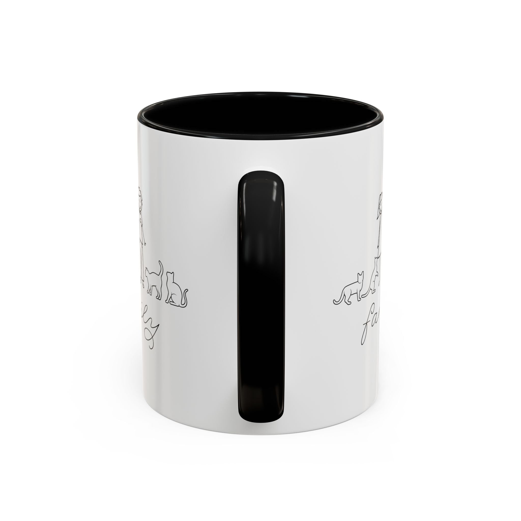 Family First Accent Coffee Mug