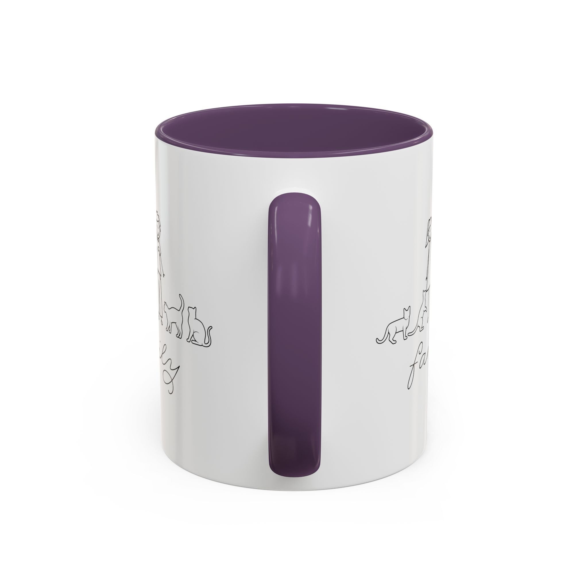 Family First Accent Coffee Mug