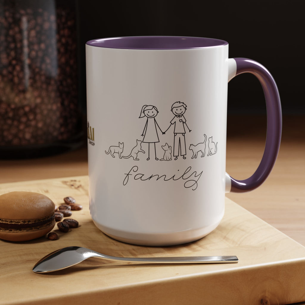 Family First Accent Coffee Mug