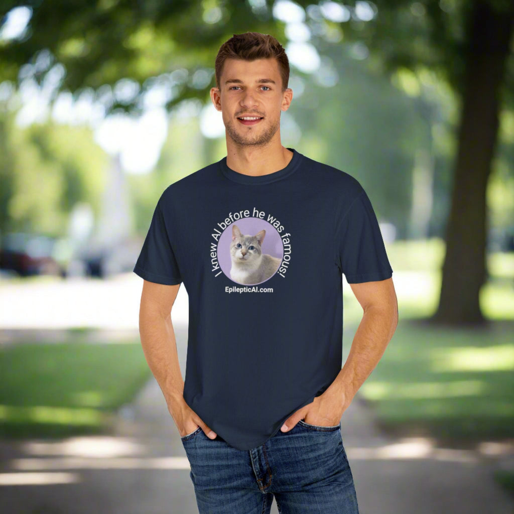 Famous Al Unisex Garment-Dyed T-shirt