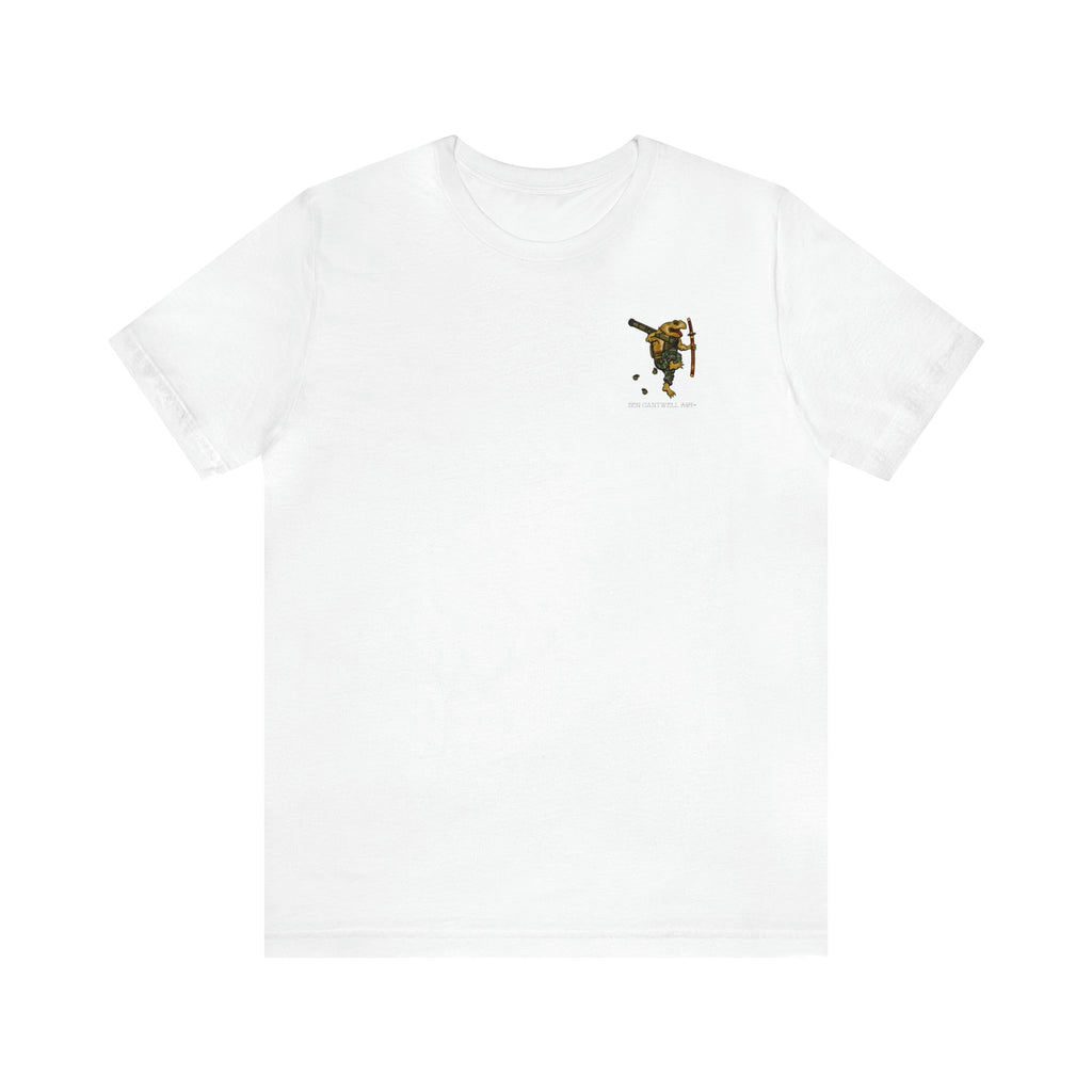 AT4 Rocket and Sword Frog - Front Print - Short Sleeve Tee