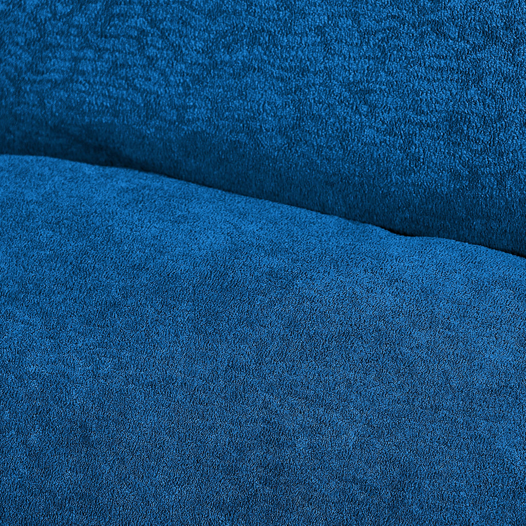 Sleeper Sofa Chair Bed, Convertible Sofa Chair 3-in-1, Adjustable Sleeper Chair Pullout Sofa Bed with Modern Velvet Fabric for Living Room Apartment Small Space, Blue