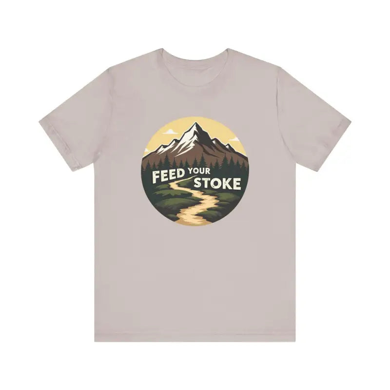 Ocean State Styles Feed Your Stoke T Shirt Mountain Graphic