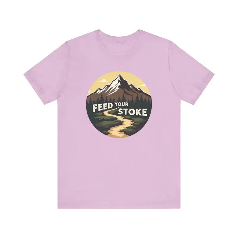 Ocean State Styles Feed Your Stoke T Shirt Mountain Graphic