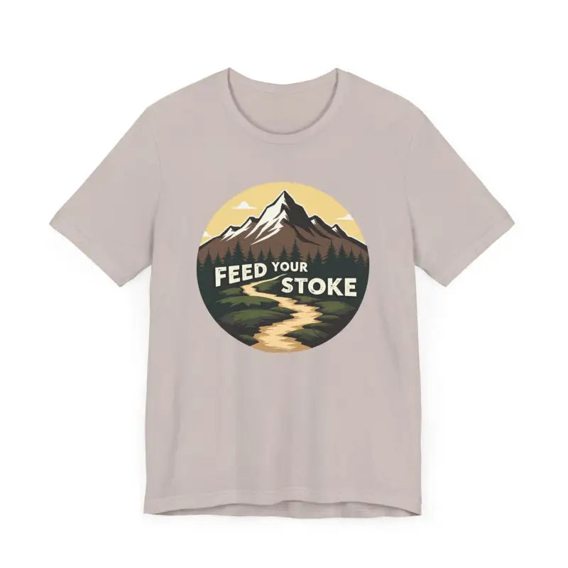Ocean State Styles Feed Your Stoke T Shirt Mountain Graphic