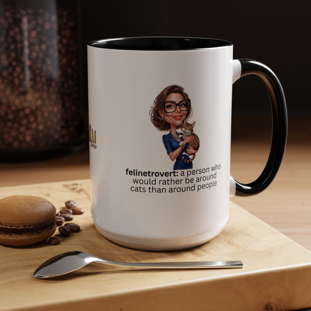 Felinetrovert Coffee Mug - Perfect Gift for Cat Lovers