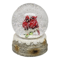 4 Inch Resin Holiday Cardinal Waterglobe - Style 3