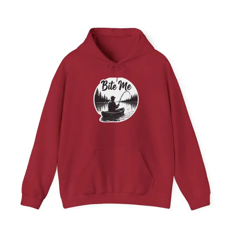 Ocean State Styles Hooded Sweatshirt Fishing Bite Me Unisex