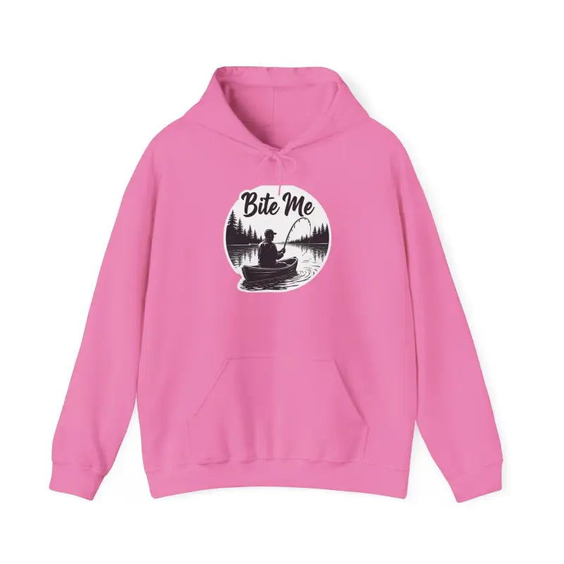 Ocean State Styles Hooded Sweatshirt Fishing Bite Me Unisex