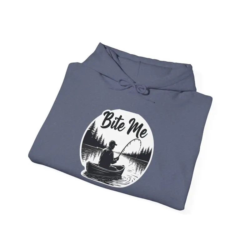 Ocean State Styles Hooded Sweatshirt Fishing Bite Me Unisex