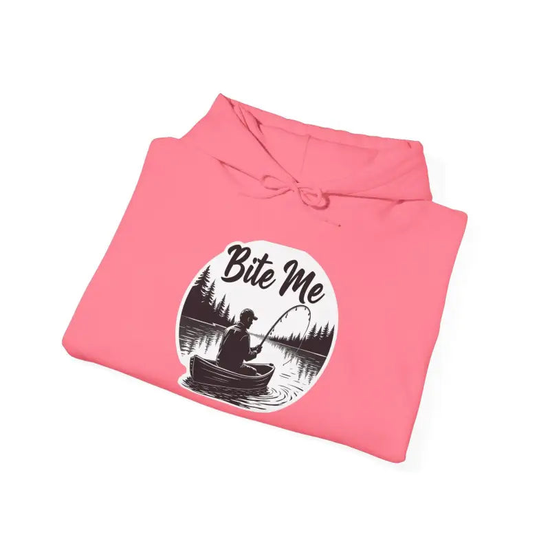 Ocean State Styles Hooded Sweatshirt Fishing Bite Me Unisex
