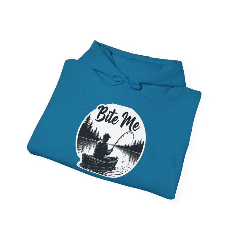 Ocean State Styles Hooded Sweatshirt Fishing Bite Me Unisex