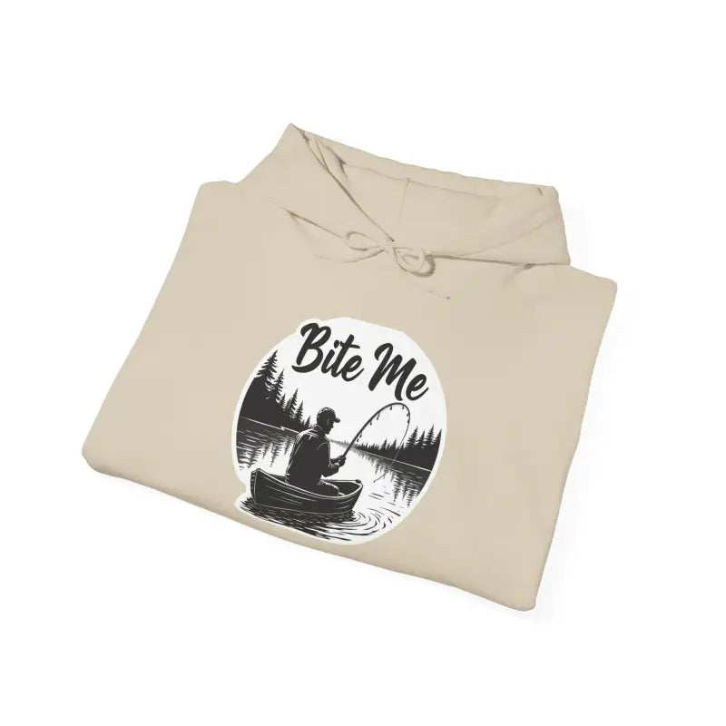 Ocean State Styles Hooded Sweatshirt Fishing Bite Me Unisex