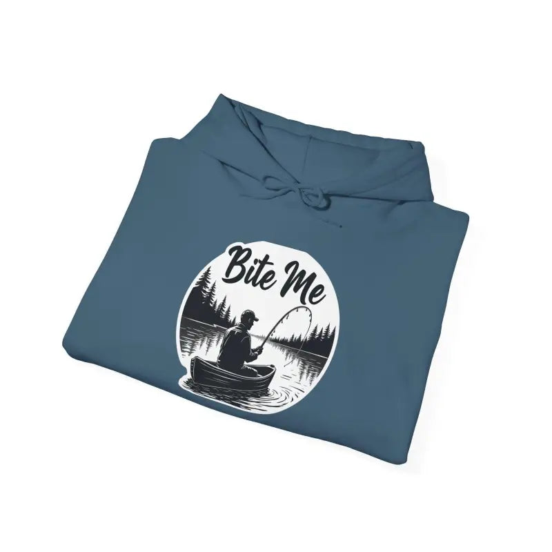 Ocean State Styles Hooded Sweatshirt Fishing Bite Me Unisex