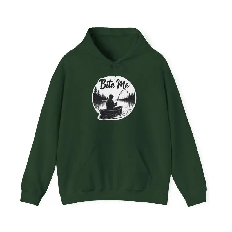 Ocean State Styles Hooded Sweatshirt Fishing Bite Me Unisex