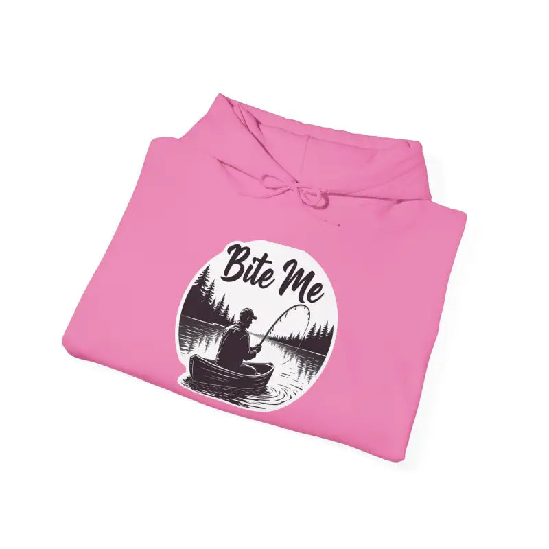 Ocean State Styles Hooded Sweatshirt Fishing Bite Me Unisex
