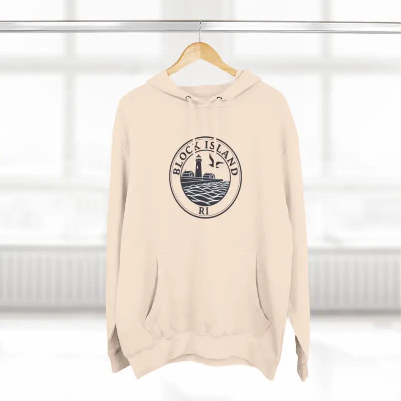 Ocean State Styles Hoodie Block Island Lighthouse Design