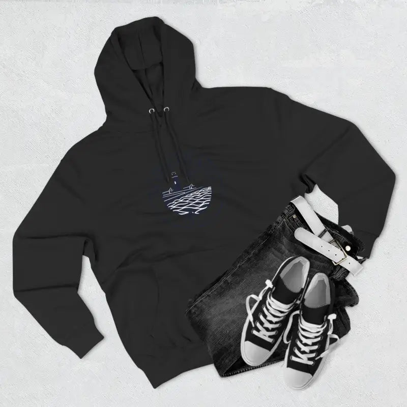 Ocean State Styles Hoodie Block Island Lighthouse Design