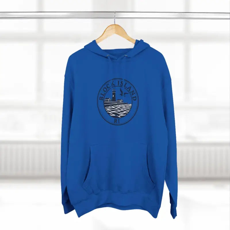 Ocean State Styles Hoodie Block Island Lighthouse Design