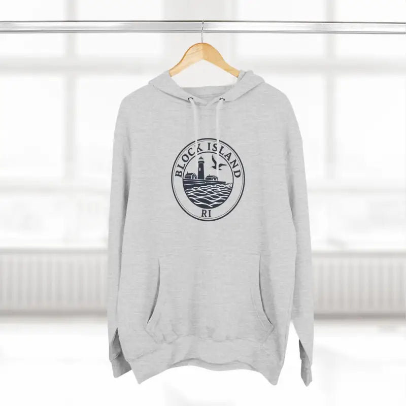 Ocean State Styles Hoodie Block Island Lighthouse Design