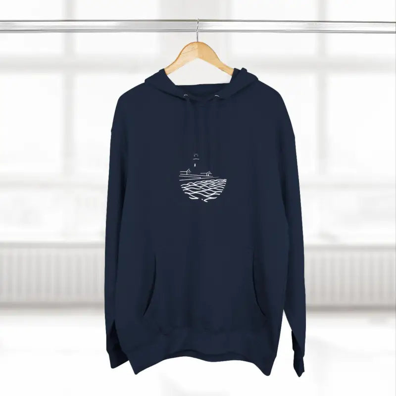 Ocean State Styles Hoodie Block Island Lighthouse Design