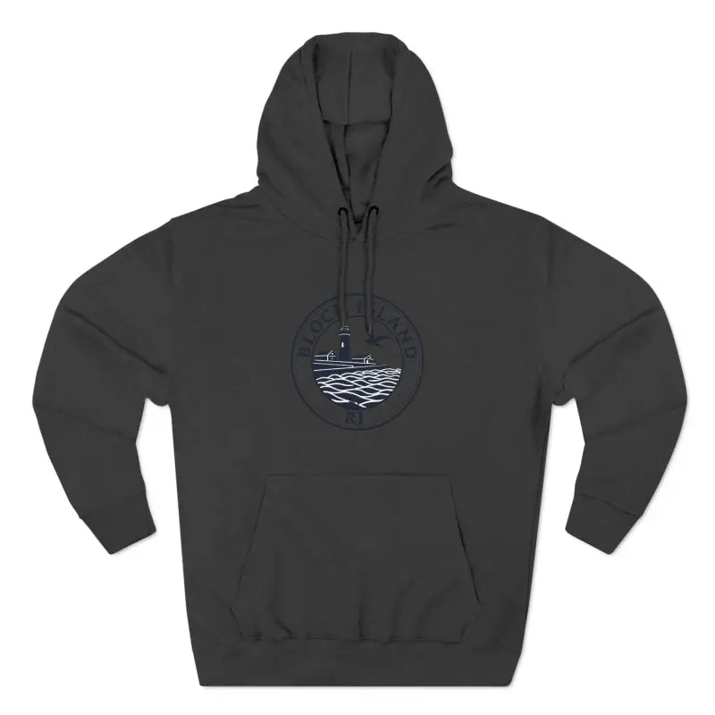Ocean State Styles Hoodie Block Island Lighthouse Design