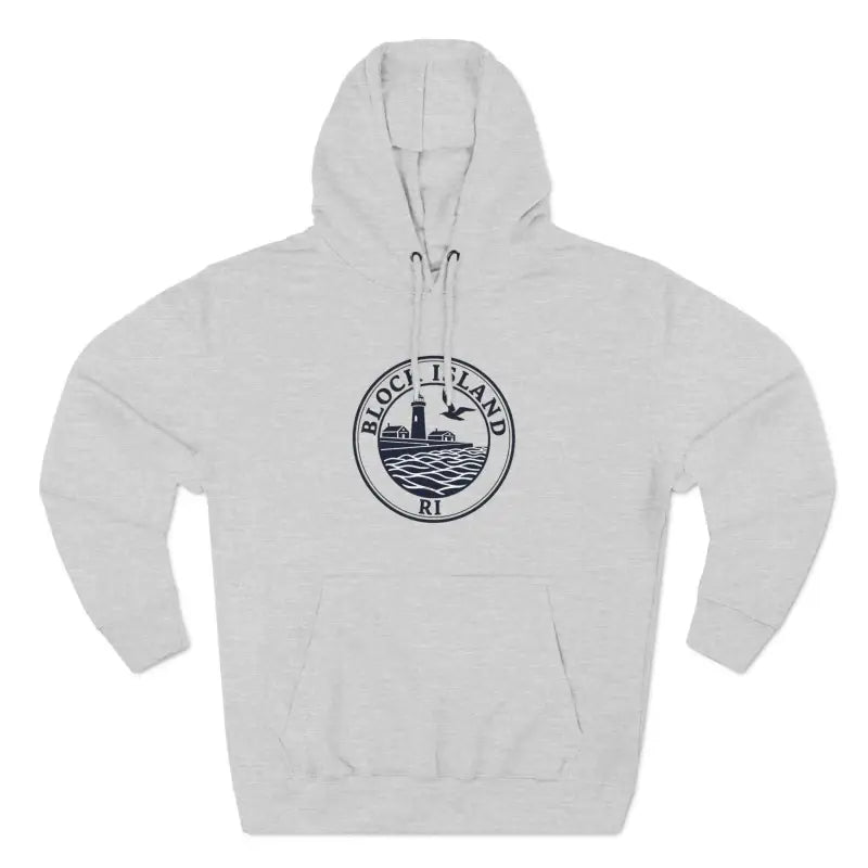 Ocean State Styles Hoodie Block Island Lighthouse Design