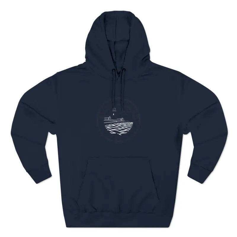 Ocean State Styles Hoodie Block Island Lighthouse Design